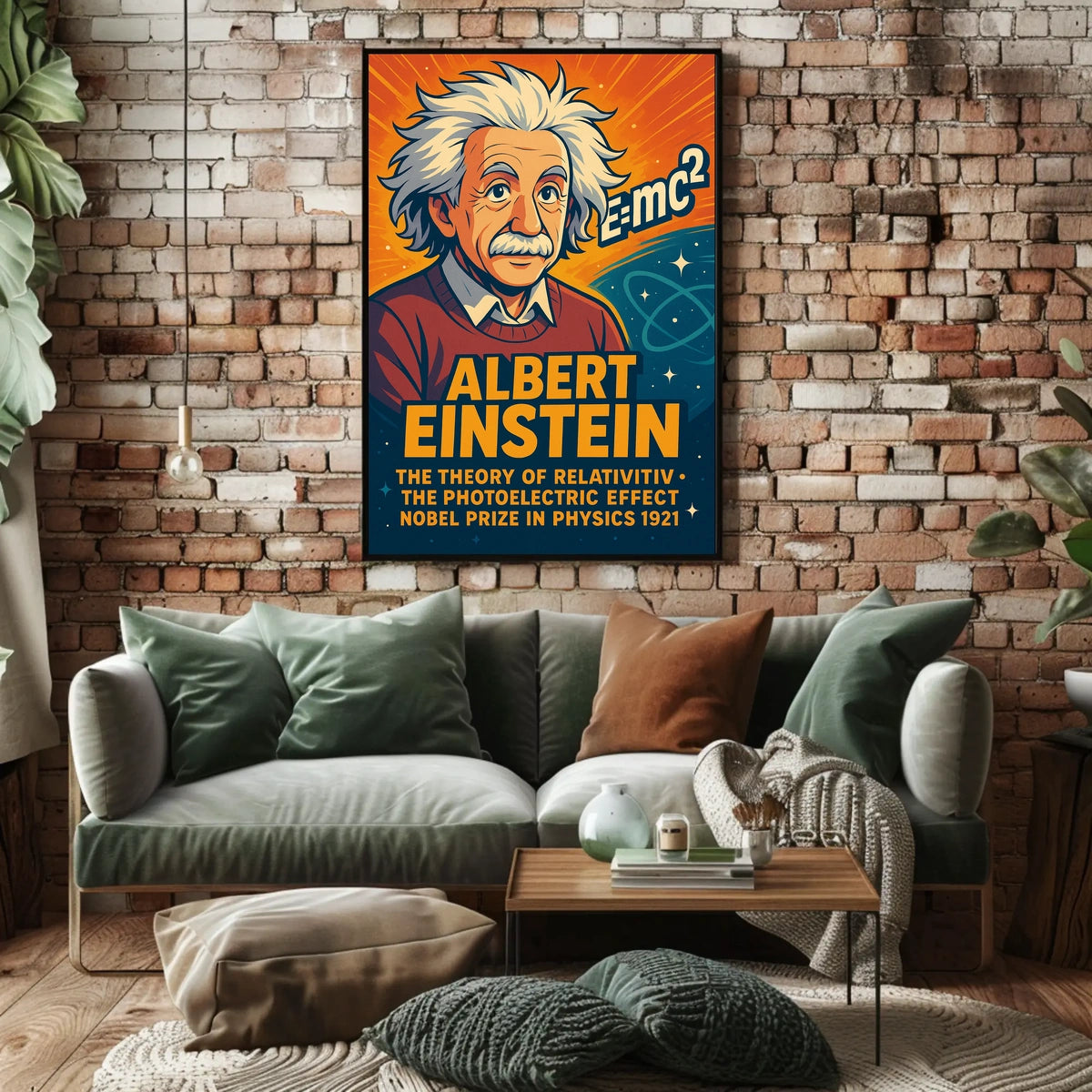 Albert Einstein Icon Of Science Poster
