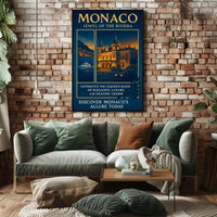 Monaco Jewel of the Riviera Poster