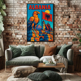 Albania A Vibrant Tribute Poster