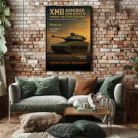 XM8 Armored Gun System Tactical Military Recruitment Poster