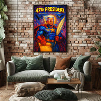 Donald Trump Patriot Champion Pop Art Patriotic Collector Wall Limited Edition Poster