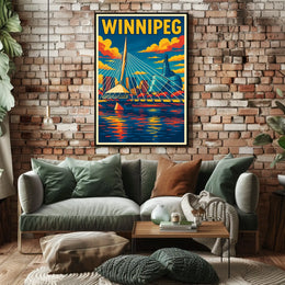 Vibrant Winnipeg Poster