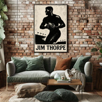 Jim Thorpe Athletic Icon Poster