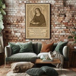 Blessed Diana d'Andalò Religious Heritage Poster