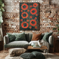 Vibrant Tie-Dye Circles Poster