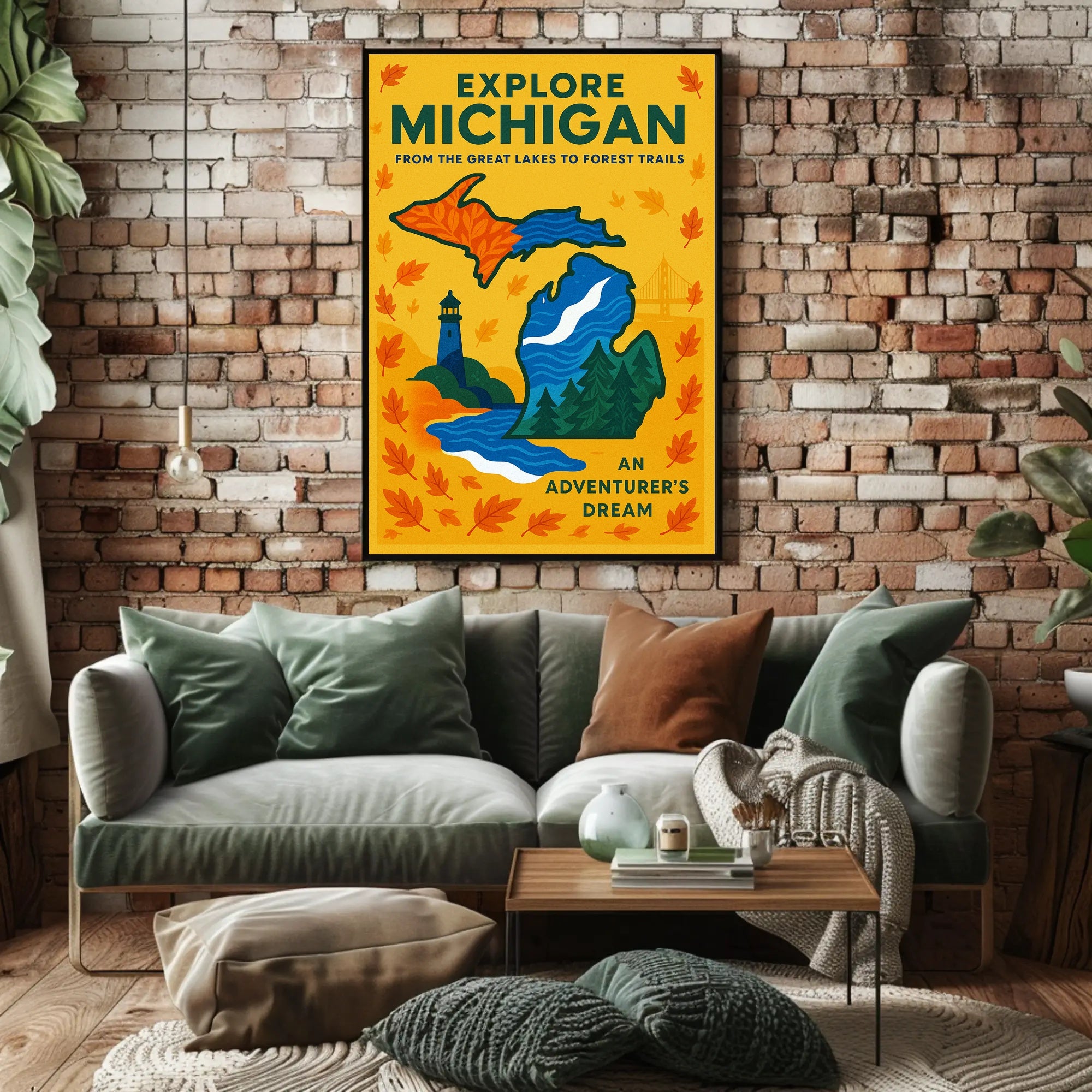 Explore Michigan Poster PosterGoat