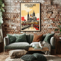 Cologne Germany Architectural Splendor Poster
