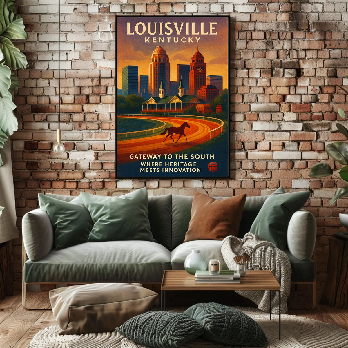 Gateway to the South Louisville, Kentucky Poster