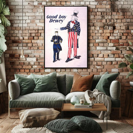 Uncle Sam Navy Vintage Military Recruitment Poster