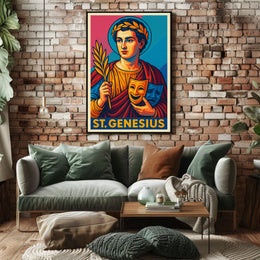 St. Genesius Poster