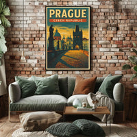 Prague A Timeless Cityscape Poster