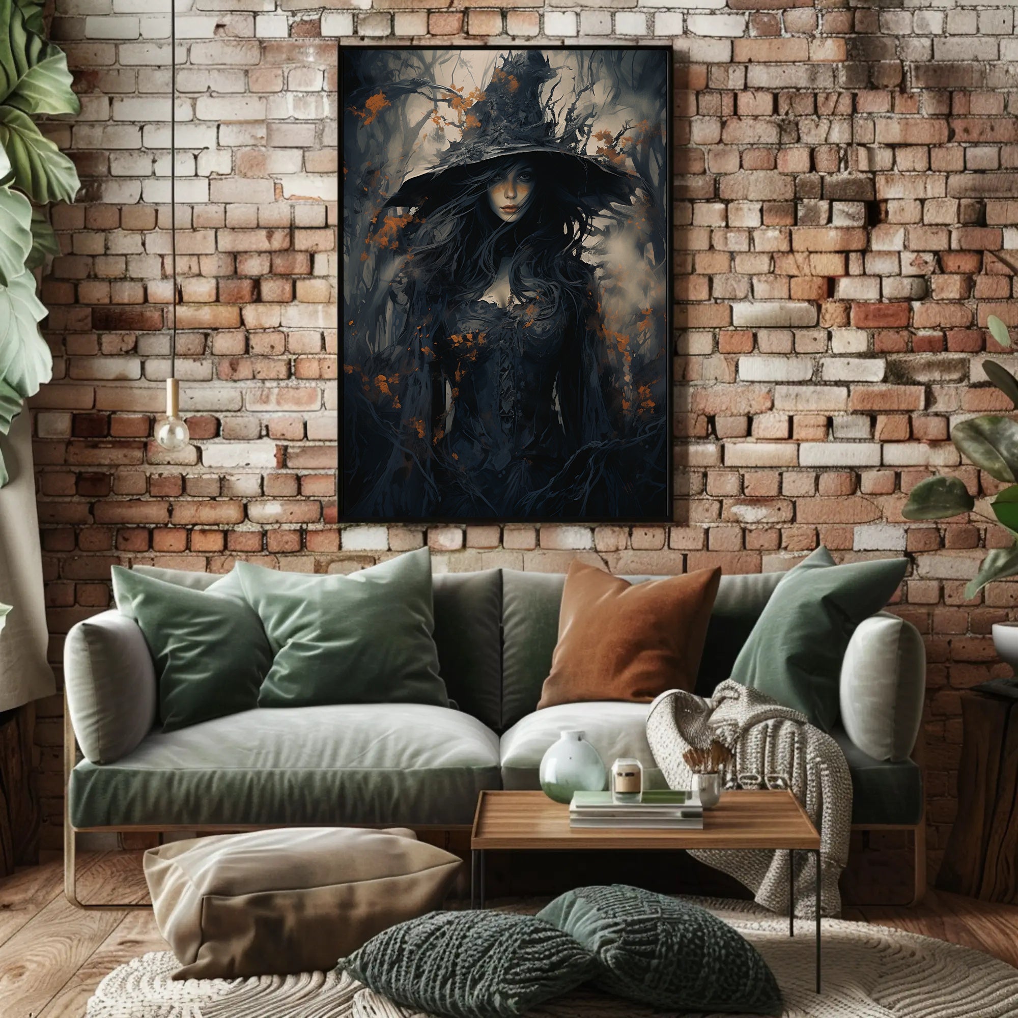 Enigmatic Forest Witch Poster