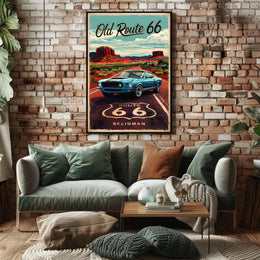 Journey on Old Route 66 Poster