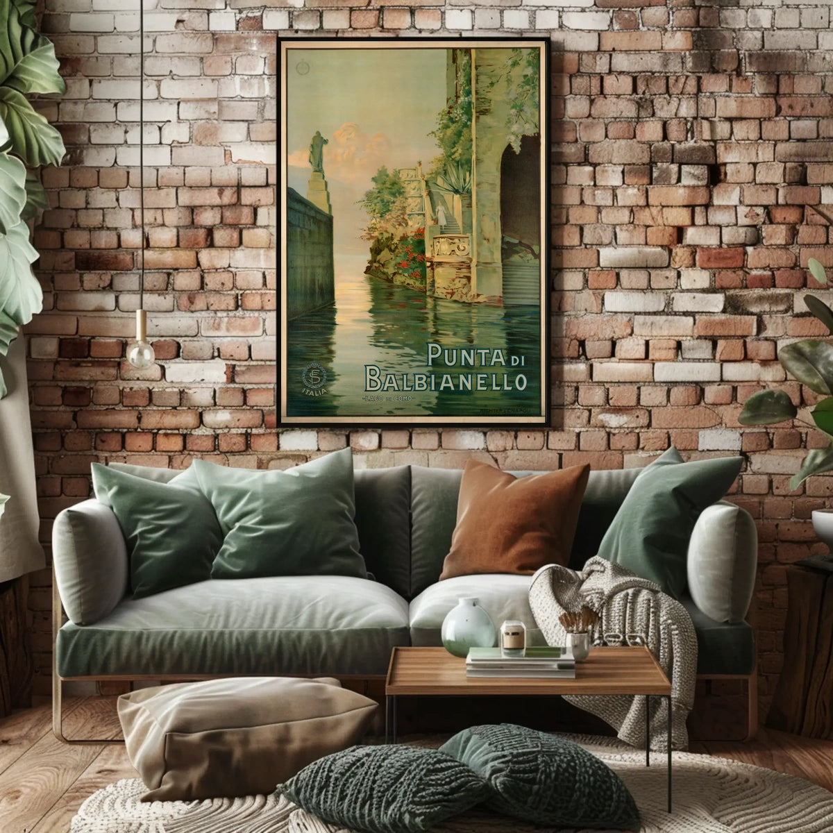 Punta Di Balbianello Lago Di Como Poster