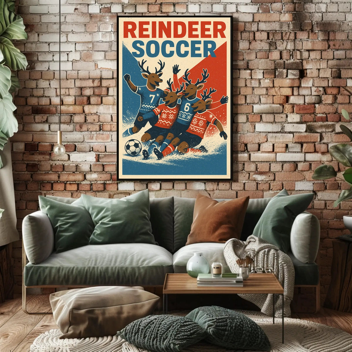 Reindeer Soccer Extravaganza Poster