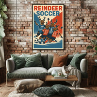 Reindeer Soccer Extravaganza Poster