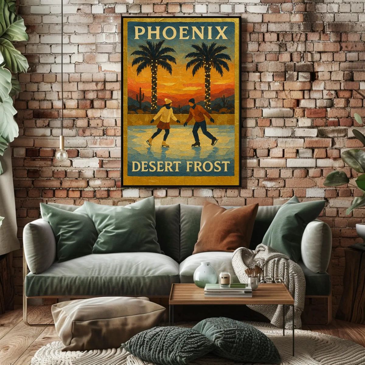 Phoenix Desert Frost Poster
