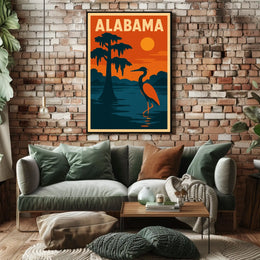 Alabama Wildlife Poster