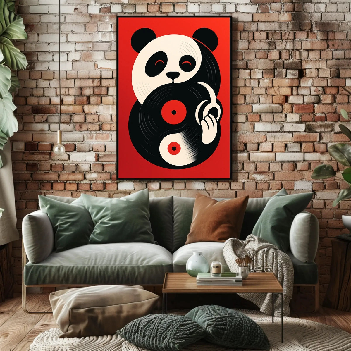 Panda Groove Poster