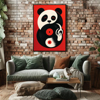 Panda Groove Poster