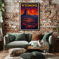 Wyoming Landscape Poster
