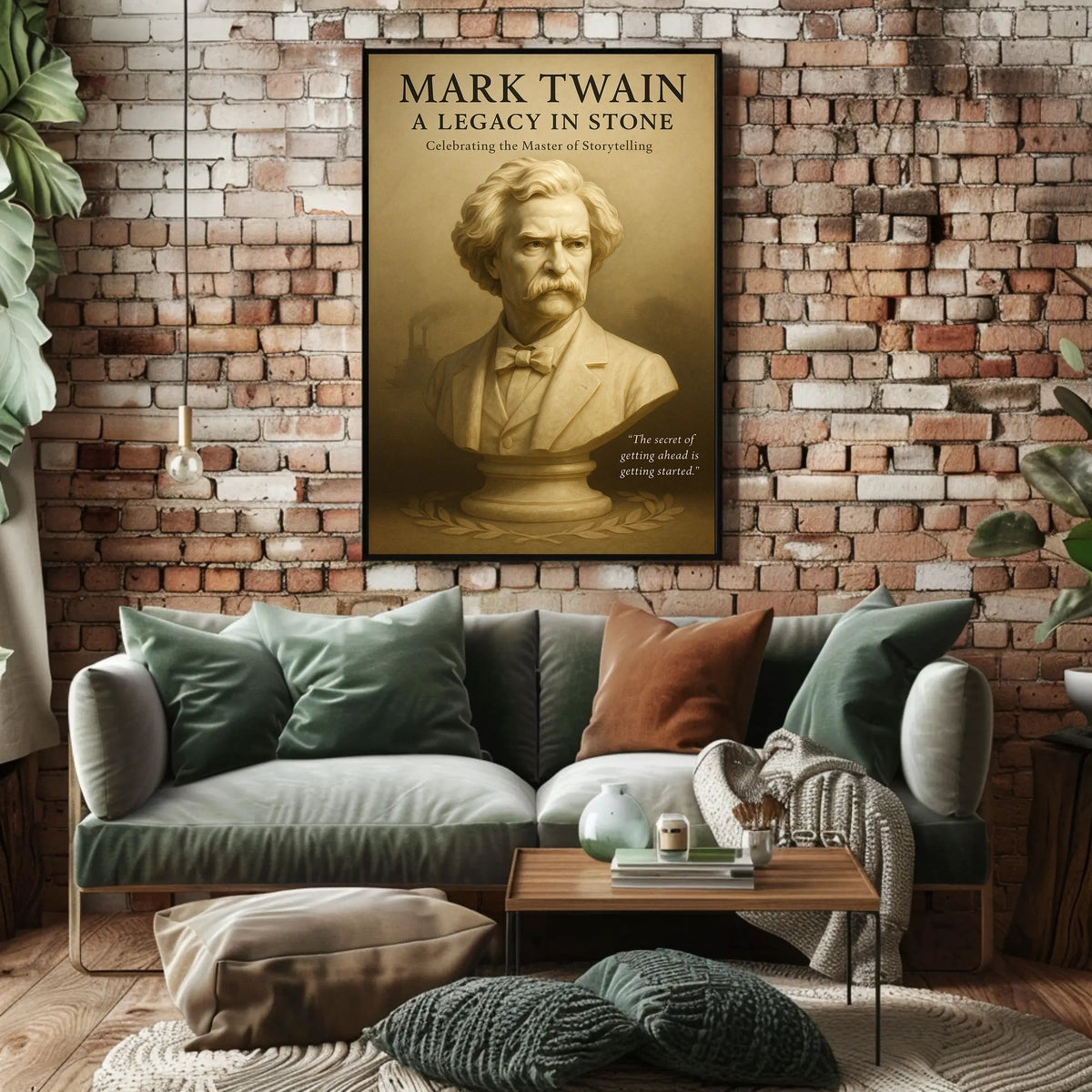 Mark Twain A Legacy in Stone Poster
