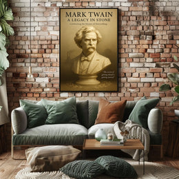 Mark Twain A Legacy in Stone Poster