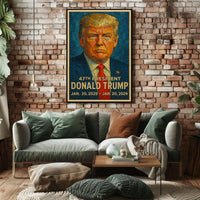 Donald Trump 47th President Poster