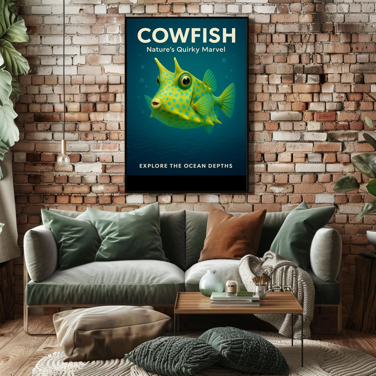 Cowfish NatureS Quirky Marvel Poster
