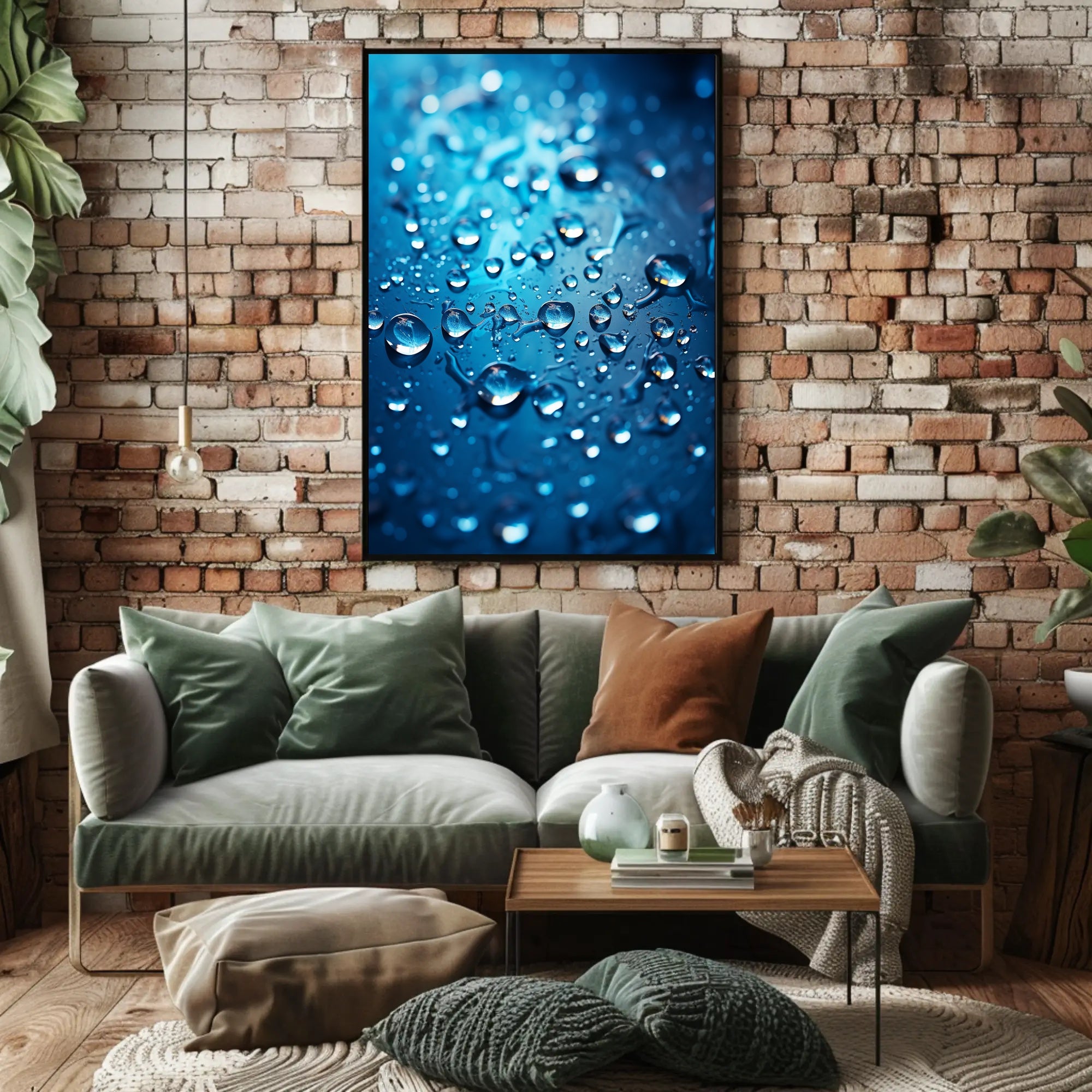 Serenity In Droplets Poster