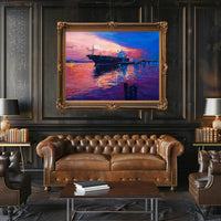 Twilight Harbor Poster