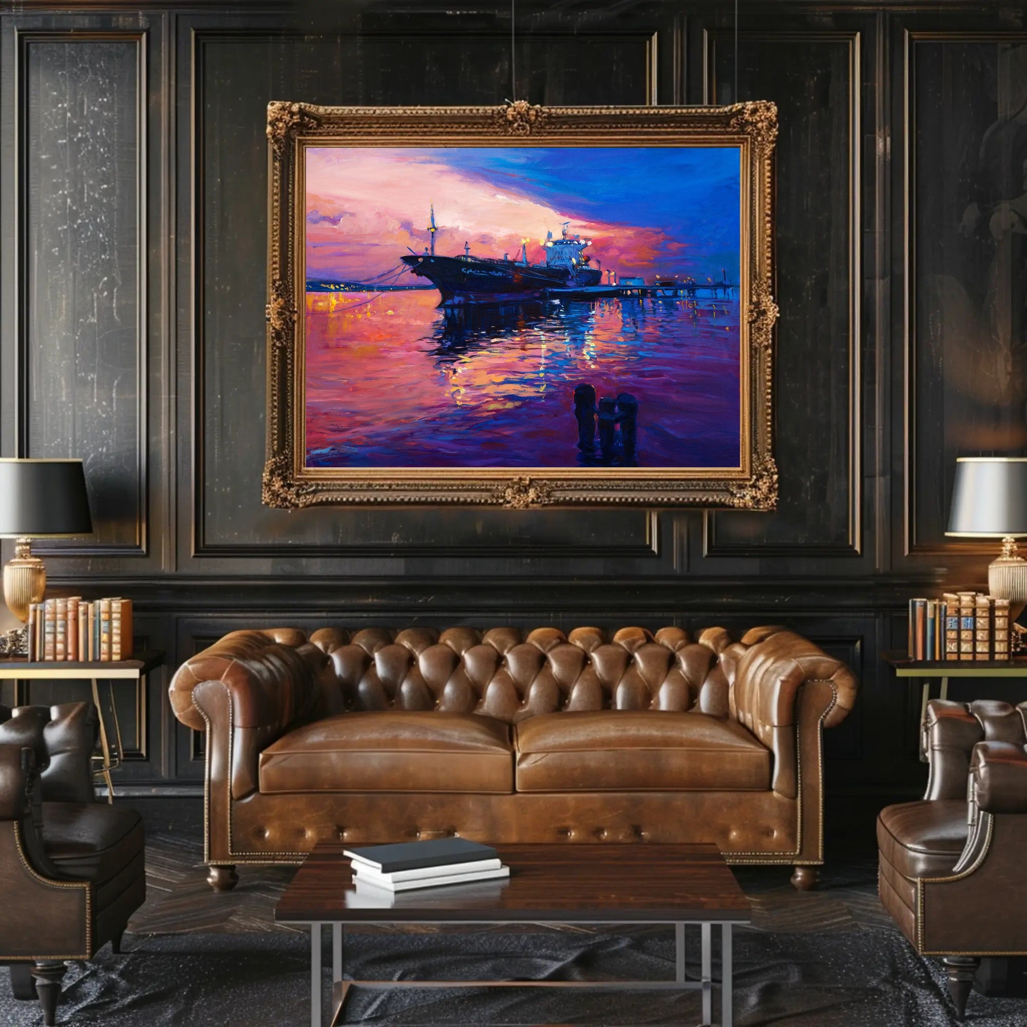 Twilight Harbor Poster