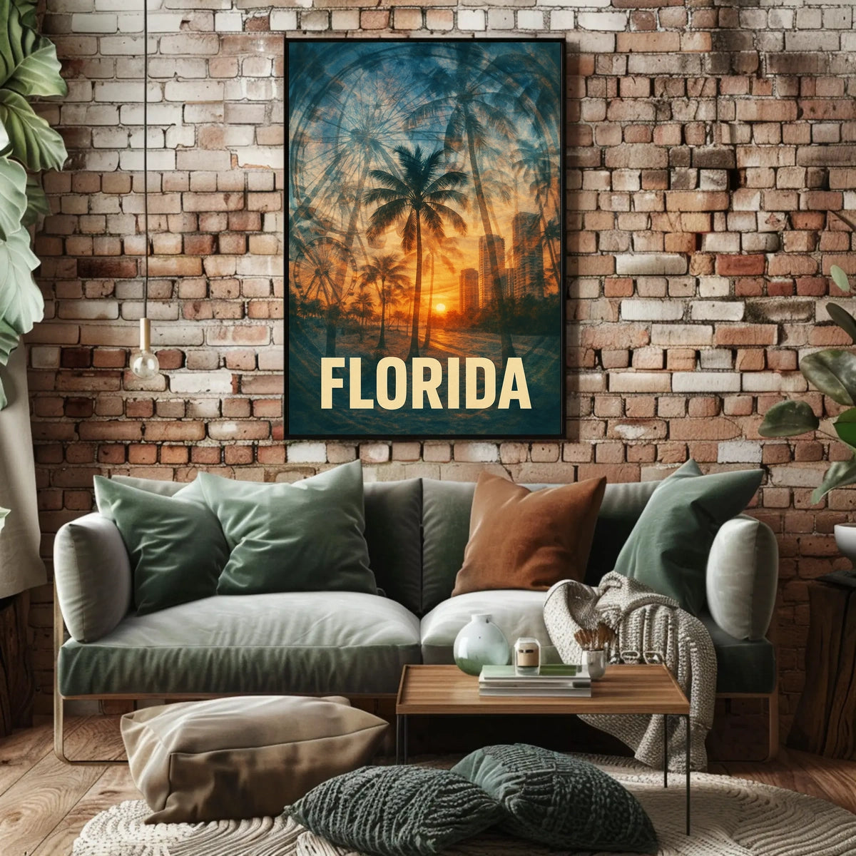 Florida Sunset Vibes Poster