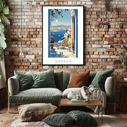 Scenic View of Greece Poster PosterGoat