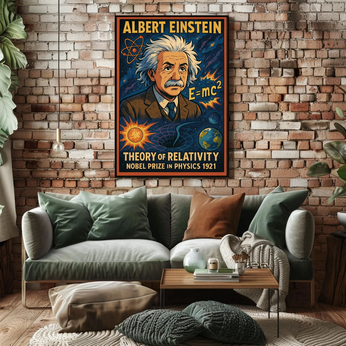 Albert Einstein Theory Of Relativity Poster