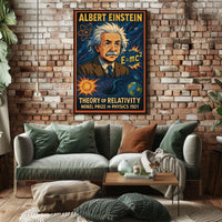 Albert Einstein Theory Of Relativity Poster