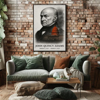 John Quincy Adams 6th President of the United States Reflections Poster