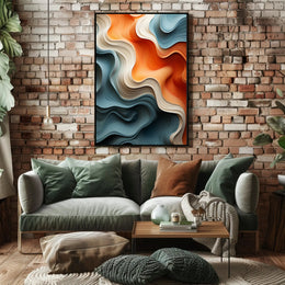 Flowing Colors Poster PosterGoat