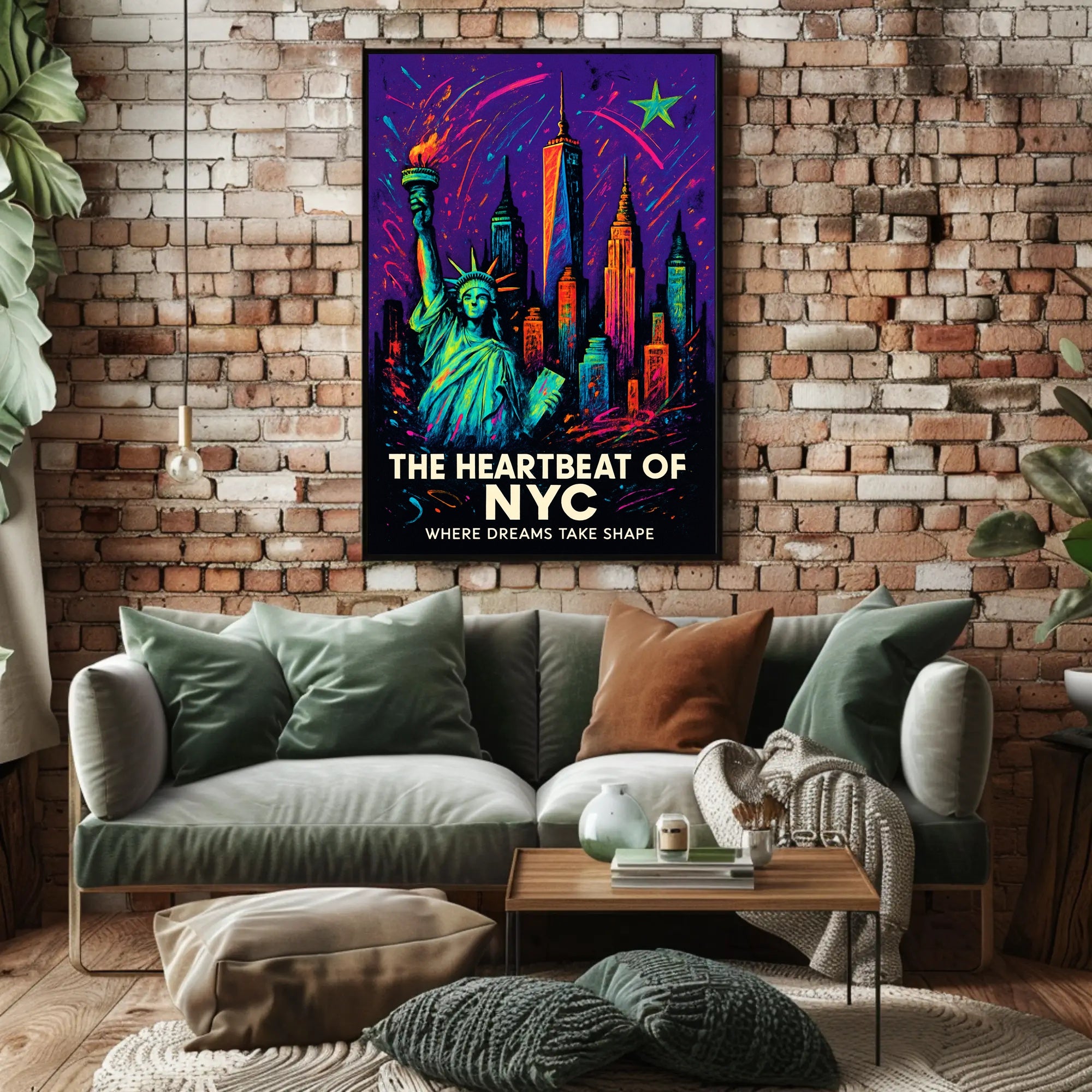 The Heartbeat Of Nyc Poster
