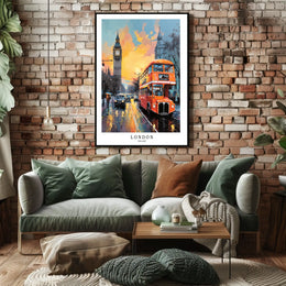London Cityscape Poster