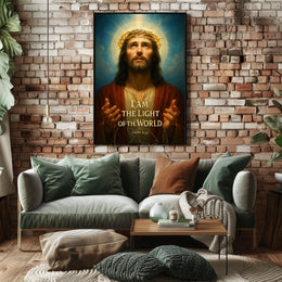 Jesus Christ Divine Light Classical Religious Artistic Poster