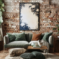 Gothic Skulls And Roses Poster