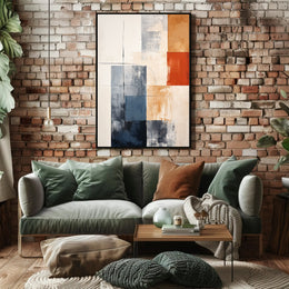 Abstract Geometric Harmony Abstract Poster