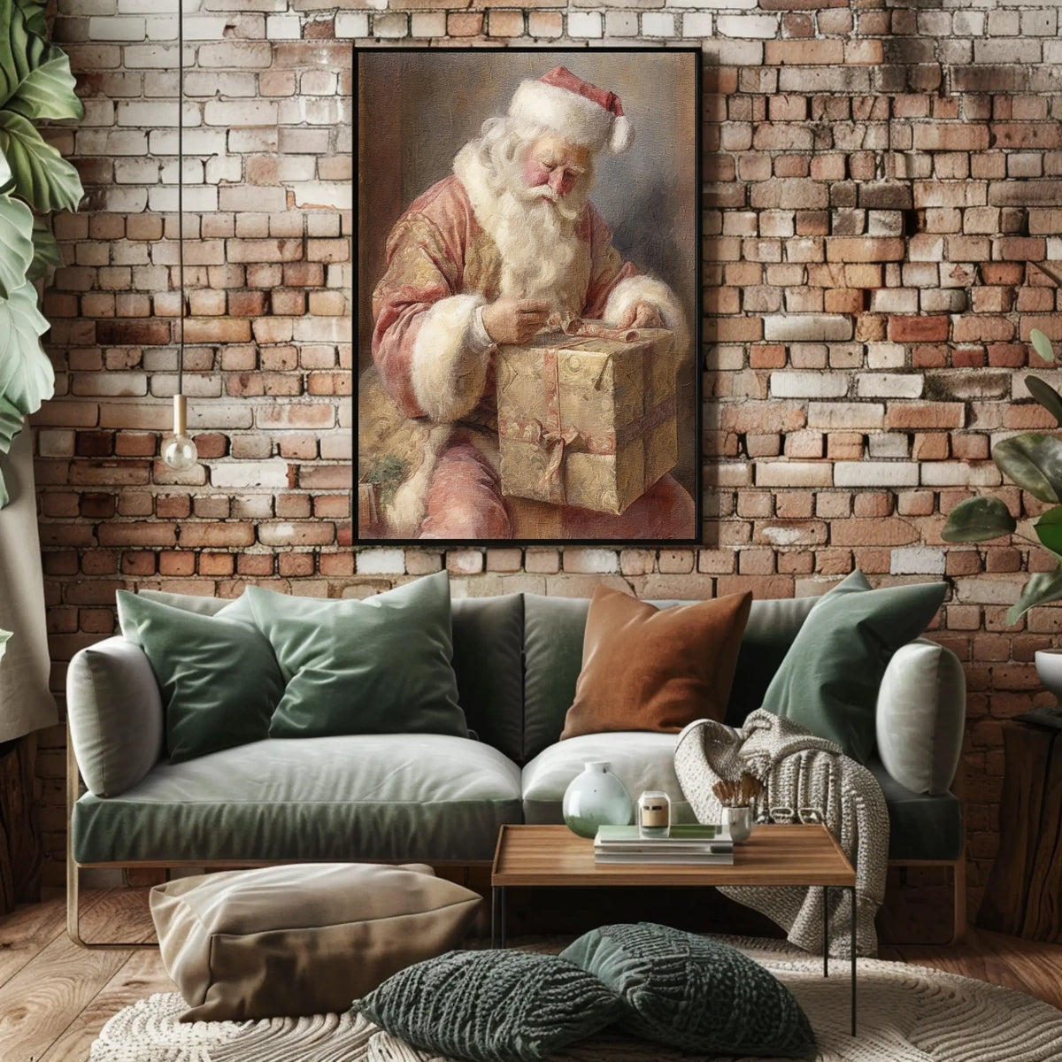 SantaS Gift Preparation Poster