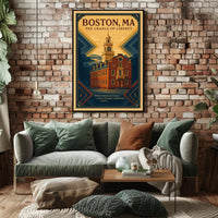 Boston Cradle of Liberty Urban or Cityscape Poster