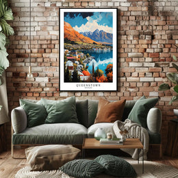 Queenstown New Zealand Poster