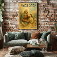 Saint Anne's Grace and Enlightenment Heritage Poster PosterGoat