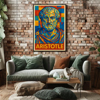 Aristotle Mosaic Art Poster