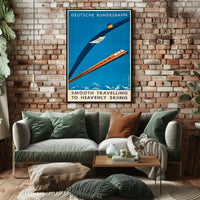 Deutsche Bundesbahn Smooth Travelling Poster