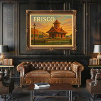 Frisco Railway Station Travel Poster Print